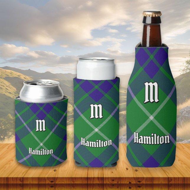 Clan Hamilton Hunting Tartan Can Cooler (Creator Uploaded)