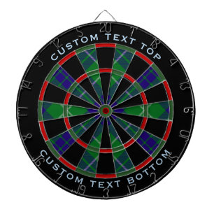 Clan Hamilton Hunting Tartan Dart Board