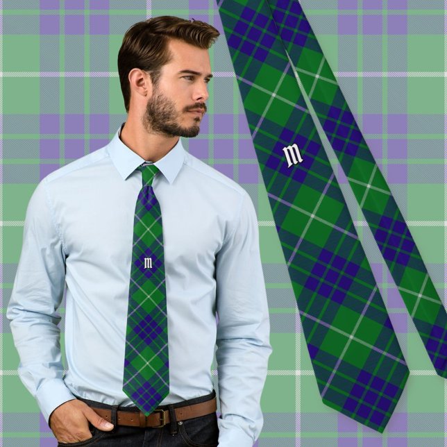 Clan Hamilton Hunting Tartan Neck Tie (Creator Uploaded)