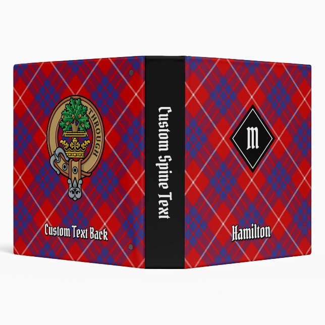 Clan Hamilton Red Tartan Binder (Background)