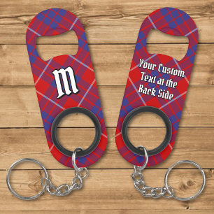 Clan Hamilton Red Tartan Keychain Bottle Opener