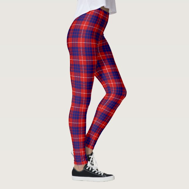 Clan Hamilton Tartan Leggings (Right)