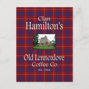 Clan Hamilton's Old Lennoxlove Coffee Co. Postcard
