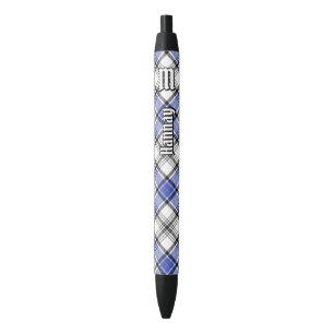 Clan Hannay Tartan Black Ink Pen