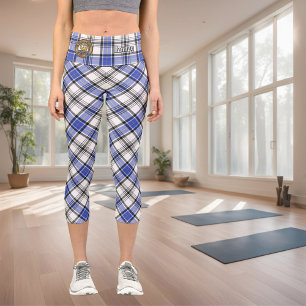 Clan Hannay Tartan Capri Leggings