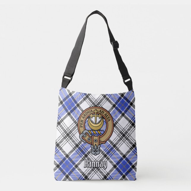 Clan Hannay Tartan Crossbody Bag (Front)