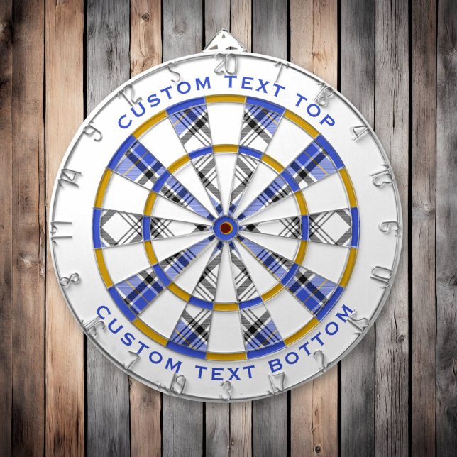 Clan Hannay Tartan Dartboard (Creator Uploaded)