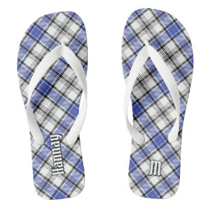 Clan Hannay Tartan Flip Flops