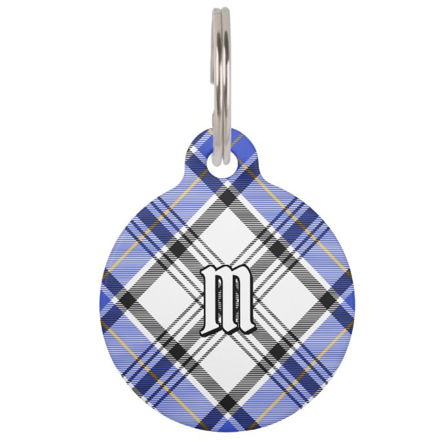 Clan Hannay Tartan Pet Tag (Front)