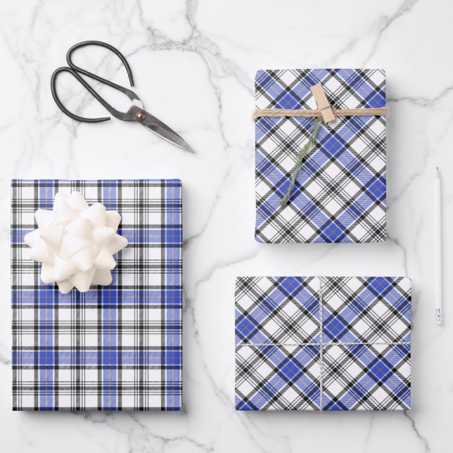 Clan Hannay Tartan Wrapping Paper Sheet (Front)