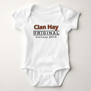 Clan Hay Vintage Customize Your Birthyear Baby Bodysuit