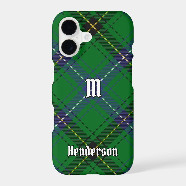 Clan Henderson Tartan (Verso)