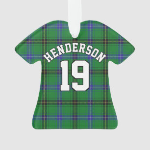 Clan Henderson Tartan Christmas Jersey Ornament