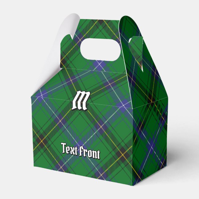 Clan Henderson Tartan Favor Box (Front Side)