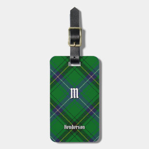 Clan Henderson Tartan Luggage Tag