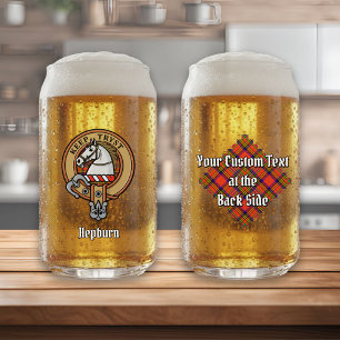 Clan Hepburn Crest sur Tartan