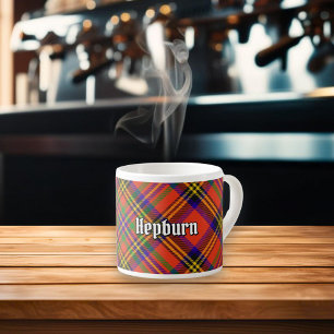 Clan Hepburn Tartan Espresso Cup