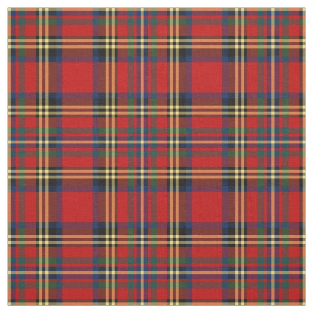 Clan Hepburn Tartan Fabric (Swatch)