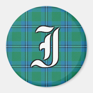 Clan Irvine Irwin Tartan Plaid Accents Magnet