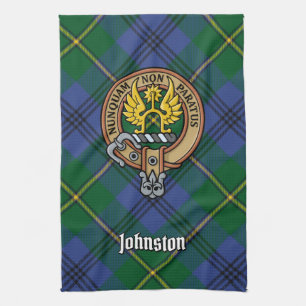 Clan Johnston Crest Kitchen Towel