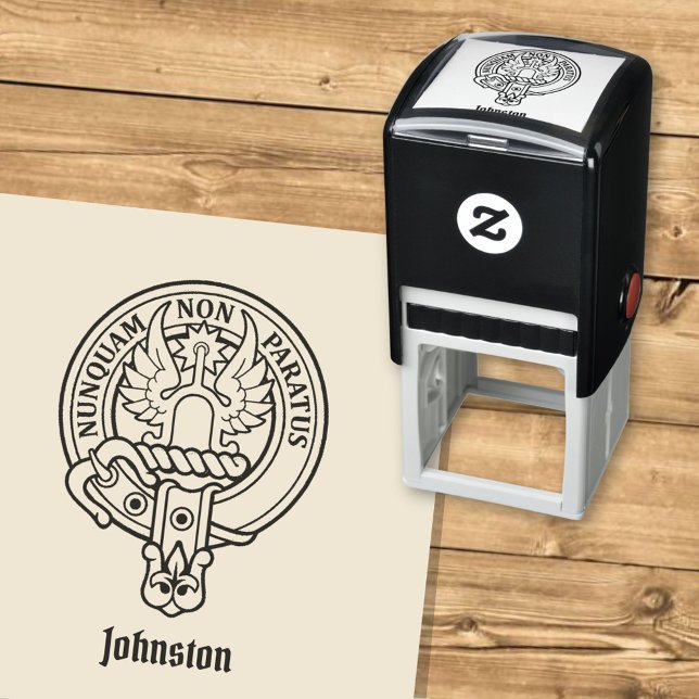 Clan Johnston Crest Self-inking Stamp (Creator Uploaded)
