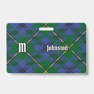 Clan Johnston Tartan Badge