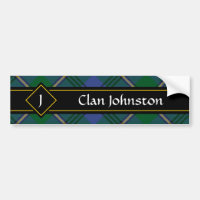 Clan Johnston Tartan Bumper Sticker