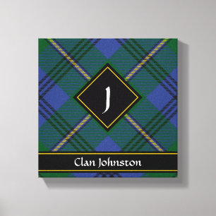 Clan Johnston Tartan Canvas Print