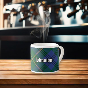 Clan Johnston Tartan Espresso Cup