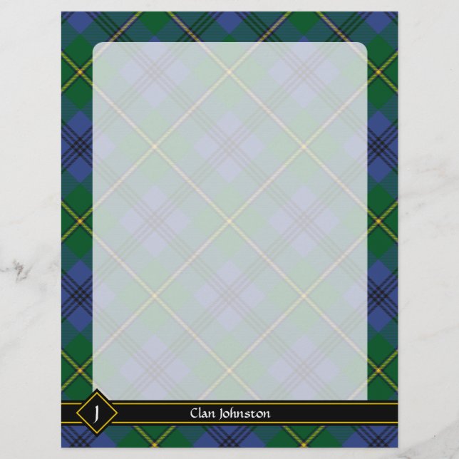 Clan Johnston Tartan Flyer (Front)