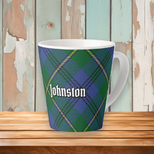 Clan Johnston Tartan Latte Mug