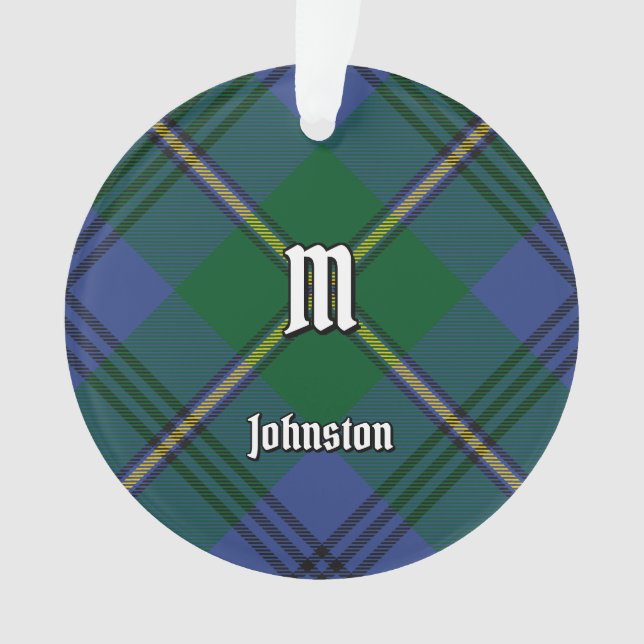 Clan Johnston Tartan Orament (devant)