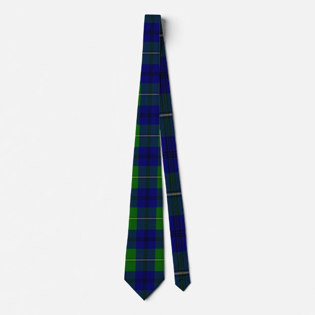Clan Johnston Tartan Tie (Front)