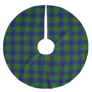 Clan Johnstone Tartan Plaid Brushed Polyester Tree Skirt
