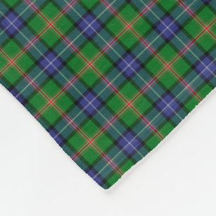 Clan Jones Tartan Fleece Blanket