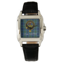 Clan Keith Crest & Ancient Tartan watch