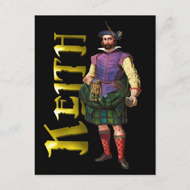 Clan Keith Highland Dream Postcard (Front)