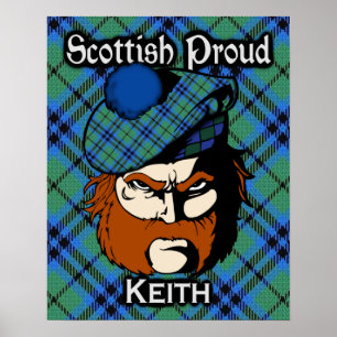 Clan Keith Scottish Tartan Poster