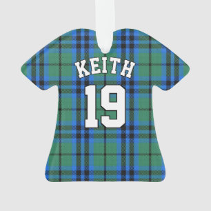 Clan Keith Tartan Christmas Jersey Ornament