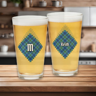 Clan Keith Tartan Glass