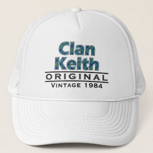 Clan Keith Vintage Customize Your Birthyear Trucker Hat
