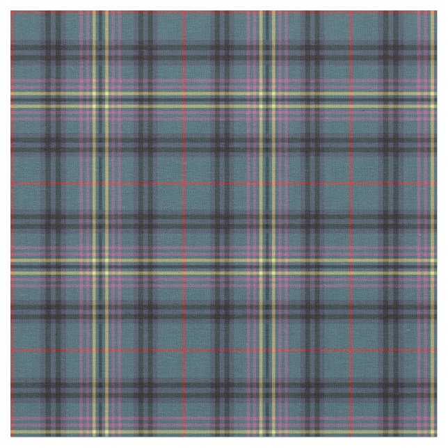 Clan Kennedy Ancient Tartan Fabric (Close Up)