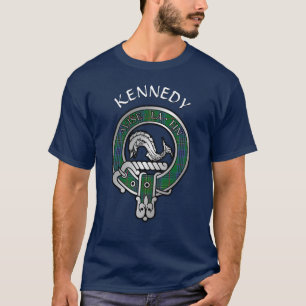 Clan Kennedy Crest & Tartan T-Shirt