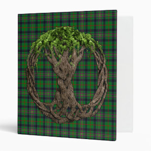 Clan Kennedy Tartan And Celtic Tree Of Life Binder