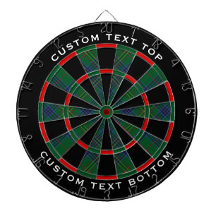 Clan Kennedy Tartan Dartboard