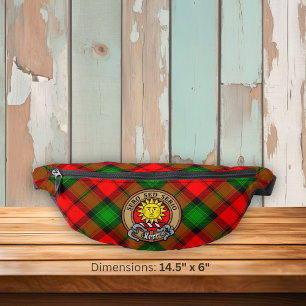Clan Kerr Crest sur Tartan