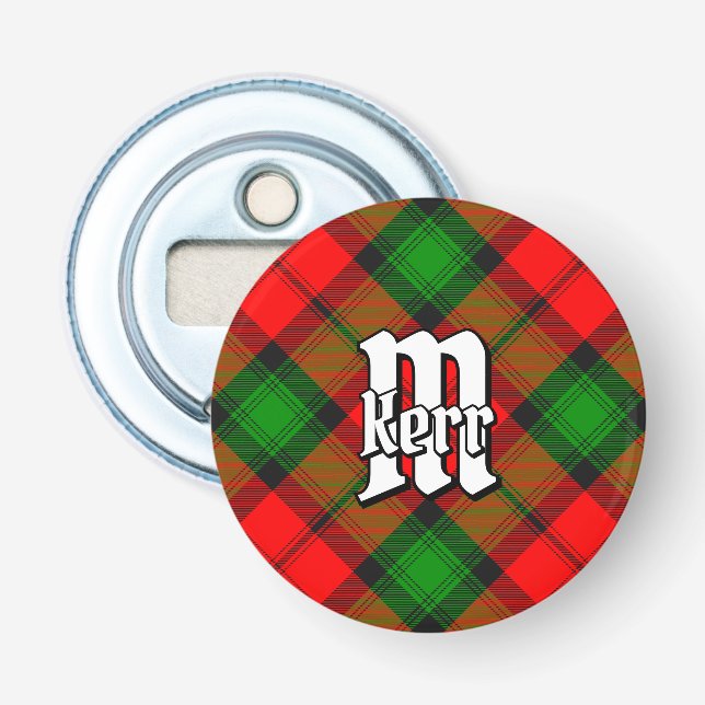 Clan Kerr Tartan Bottle Opener (Front)