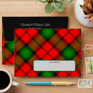 Clan Kerr Tartan Envelope