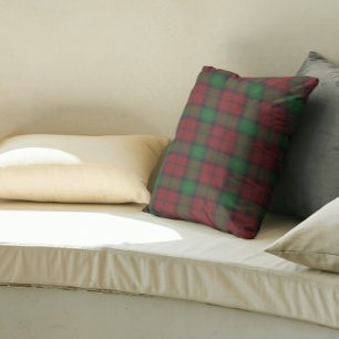 Clan Kerr Tartan Plaid Throw Pillow