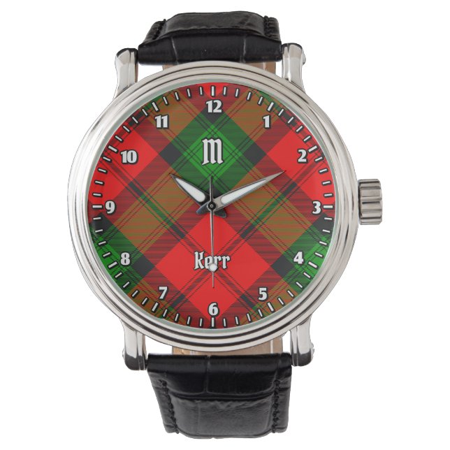 Clan Kerr Tartan Watch (Front)